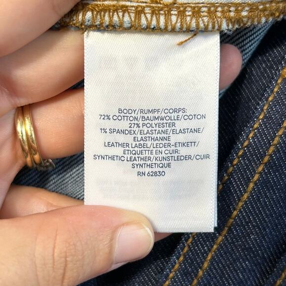 Lands' End Recover Dark Wash Straight Jeans NWT Women's Sz 22W Sustainable - Picture 7 of 8